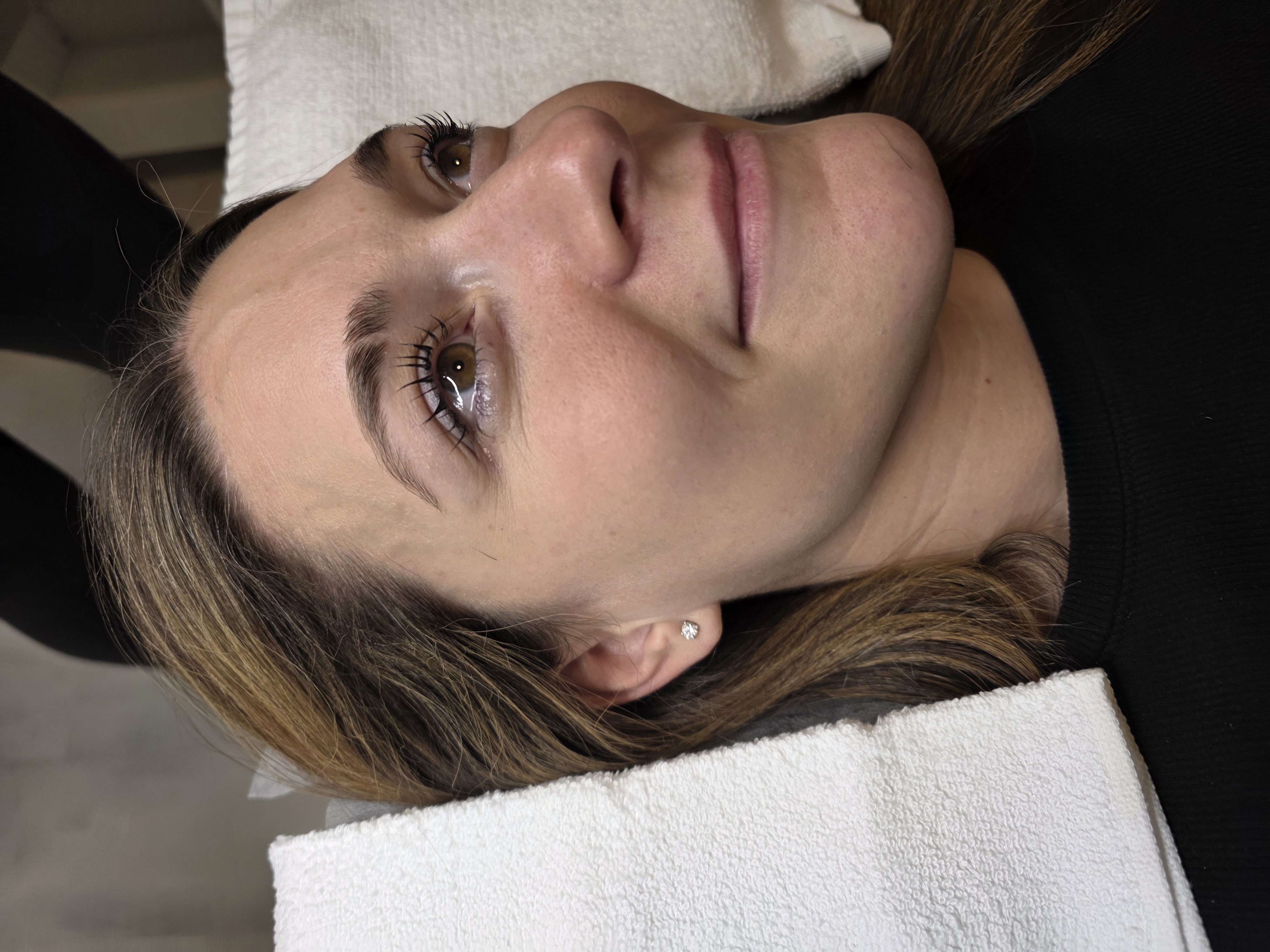 Fresh lash lift and tint result by WICC Beauty